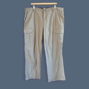 Men’s Redhead Brand Khaki Cotton Blend Cargo Pants-Size‎ 42 x 30